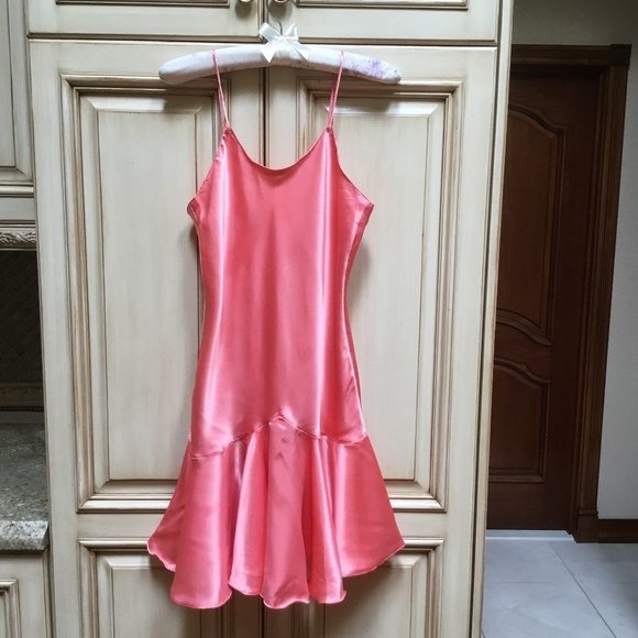Victoria’s Secret Vintage Gold Label Peach Chemise - Picture 1 of 5